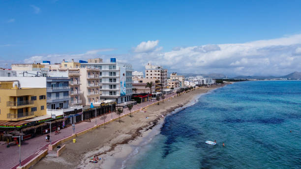 istock Can Picafort Beach (Majorca) aerial view 1251481885