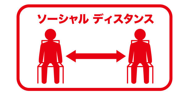 istock Social distancing set of icons 1251482383