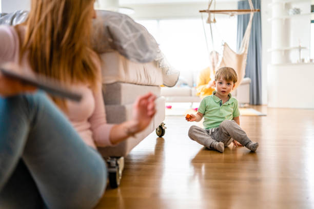 istock Busy working mother doesn't have time for her kid 1251488527