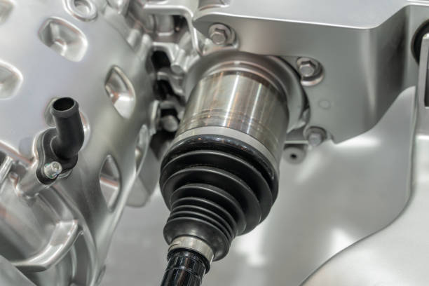 istock close up view of detailed electric car motor component  connect with engine 1251491440