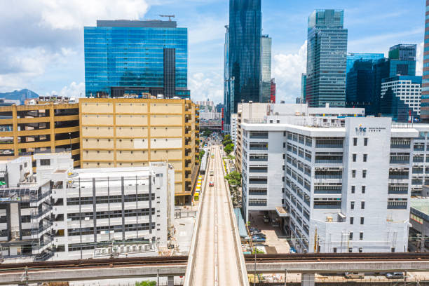 香港九龍湾区 - kowloon bay ストックフォトと画像