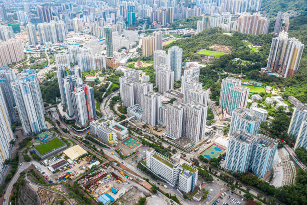 istock Public estate in Hong Kong 1251492834