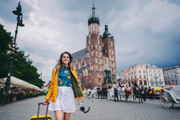 istock Solo traveler exploring Krakow 1251493582
