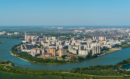 General view of the city Krasnodar, Russia