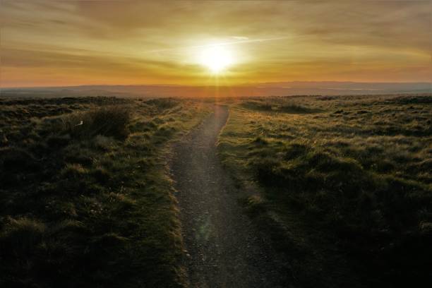 istock Ridge crossing at sunset 1251503091