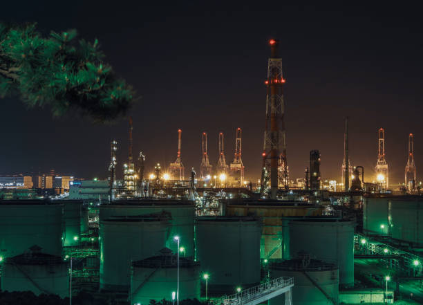 istock Container Pier and Oil Refinery 1251506435