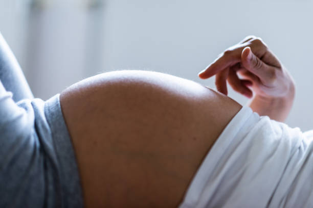 Pregnant woman's belly