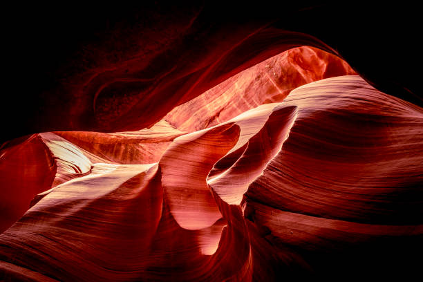 istock Red sandstone textures of Antelope Canyon. 1251520397