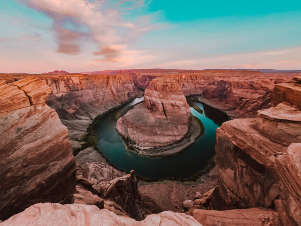 istock Sunrise at Horseshoe Bend. 1251520569