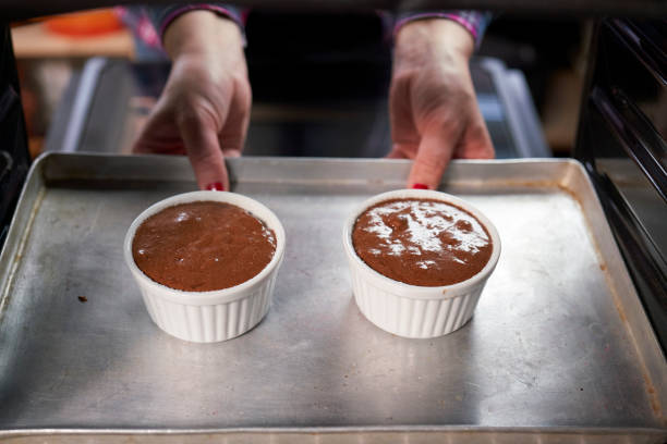 istock Baking Chocolate Souffle in the Oven 1251520669