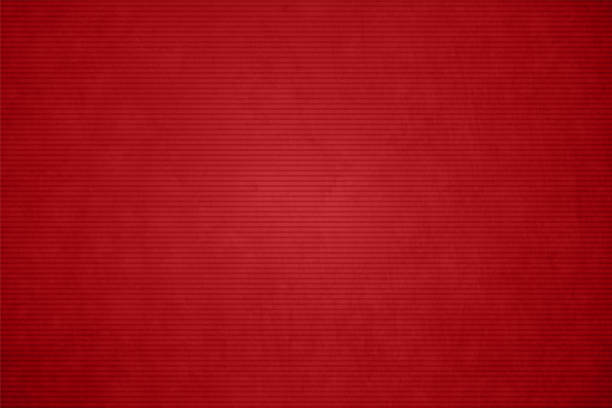 яркие темно-красные или темно-бордовые текстурированные векторные полосатые фоны с тонкими узкими полосами - corrugated cardboard cardboard backgrounds material stock illustrations