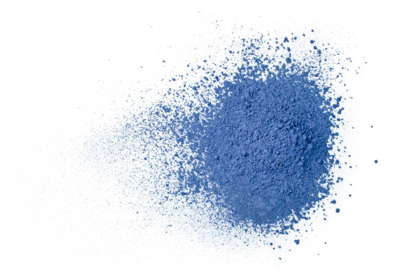 istock Heap of powdered blue matcha tea 1251525278