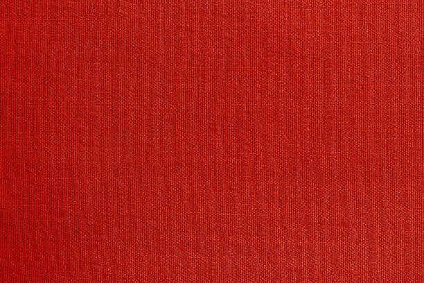istock Dark red linen fabric cloth texture background, seamless pattern of natural textile. 1251526335