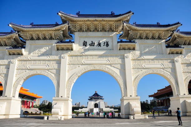 istock Traditional Taiwanese structures in good weather 1251528148