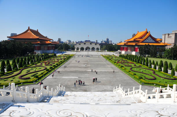 istock Traditional Taiwanese structures in good weather 1251528173