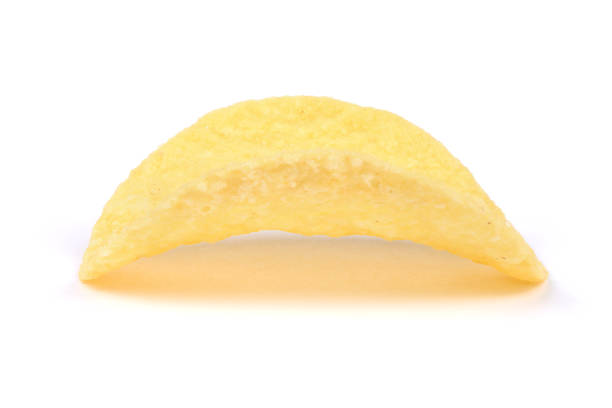 istock Delicious potato chips, isolated on white background. 1251531060