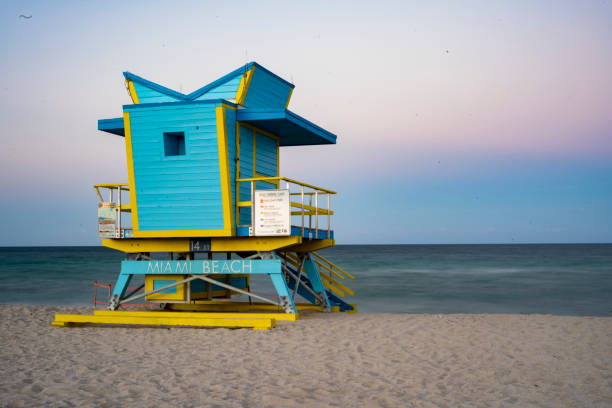 istock Lifeguard Stand in Miami Florida 1251531793