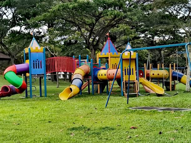 istock Outdoor plastic playground 1251533350