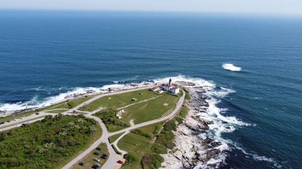 istock Beaver Tail point Lighthouse in Rhode Island 1251534696