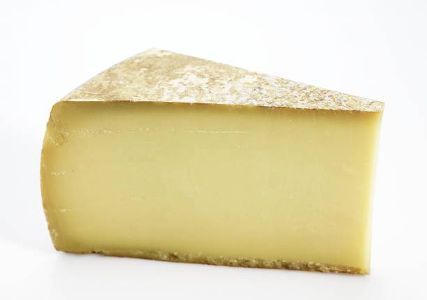 French Cheese called Comte Fruite, Cheese made from Cow's Milk stock photo