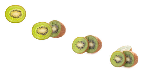 istock Juicy kiwi fruit isolated on white 1251562900