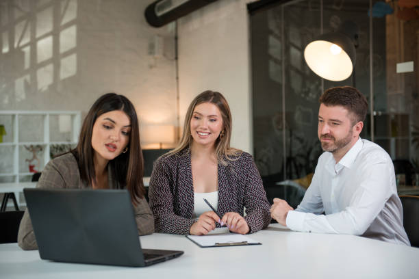 istock Group of colleagues in the office 1251564253