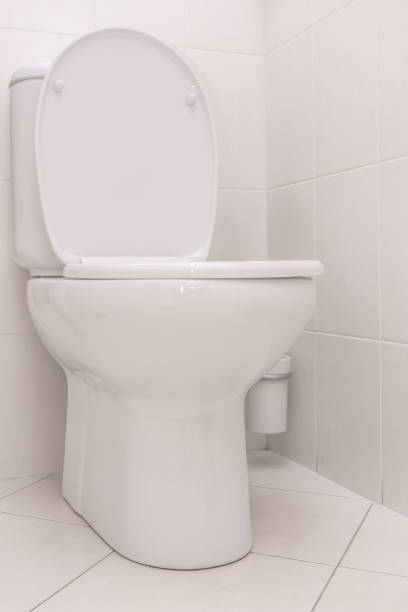 istock clean toilet in the bathroom. restroom. 1251565473