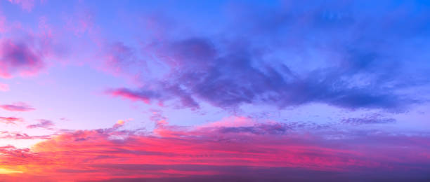 istock Gorgeous twilight sunset sunrise sky panorama and cloud at morning background image 1251580614