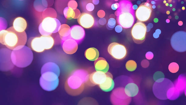 istock Colorful bokeh lights party disco blur shiny 1251580831