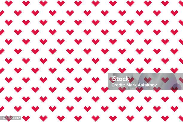 Heart 2 Pattern Background Heart Background Vector Pattern Backdrop With Heart Stock Illustration ...
