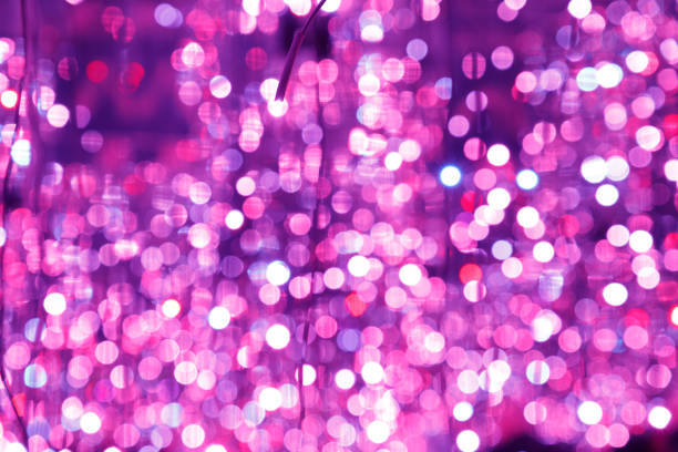 Leds, defocused lights, night, christmas background