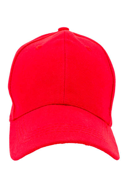 istock clothes and accessories red cap with a visor on a white background is insulated 1251611713