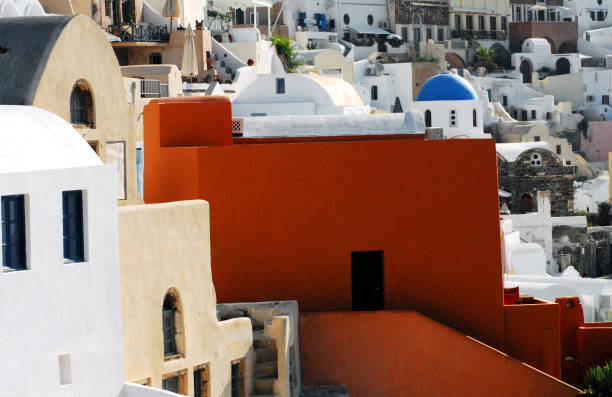 istock Greece- Santorini Architecture on the Hillside 1251612747