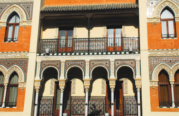 istock Spain- Seville Exquisite Architectural Details on Building 1251612765
