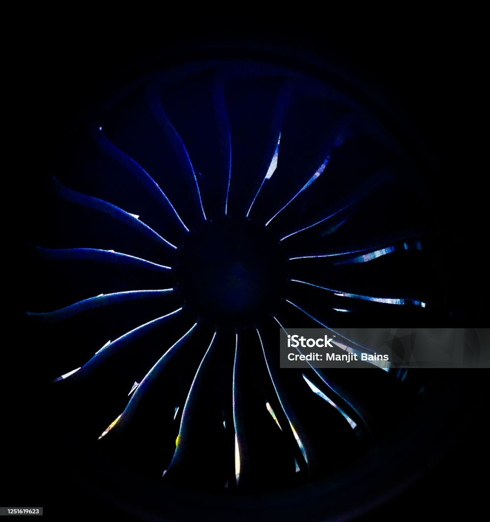 787 engine Airplane engine Boeing 787 Stock Photo