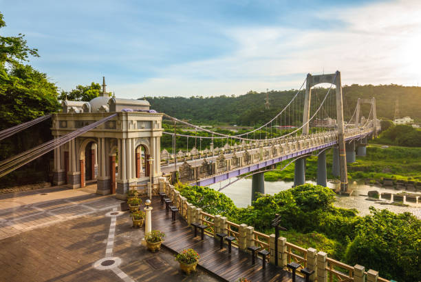 istock Daxi suspension bridge 1251622255