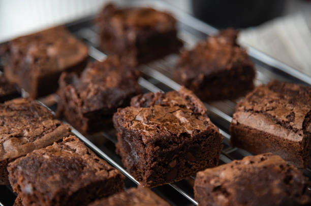 istock chocolate brownies with ingredients and baking tools 1251623071