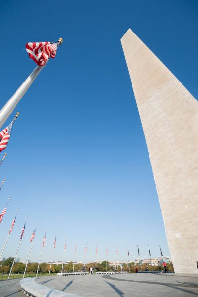 istock Washington Monument tall obelisk in National Mall Washington DC commemorating George Washington. 1251624818