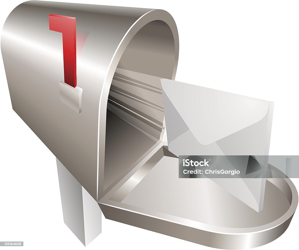 メールボックスイラストコンセプト - 封筒のロイヤリティフリーベクトルアート