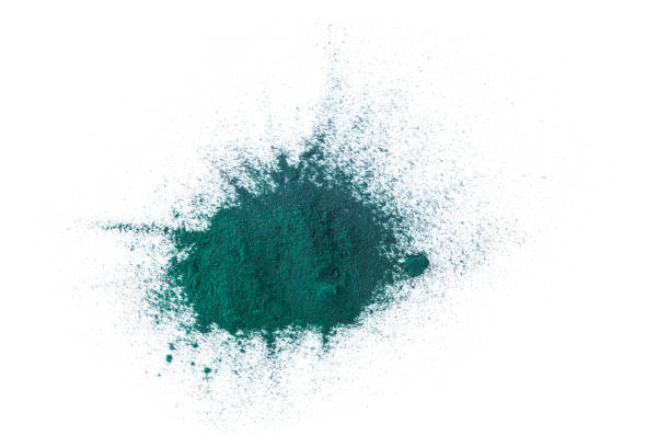 istock Splash of spirulina algae powder 1251641669