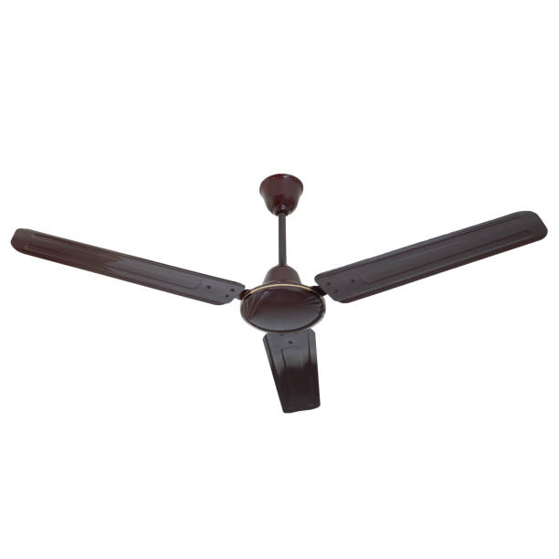istock Ceiling fan in different color, size, shape and design in white background 1251656640