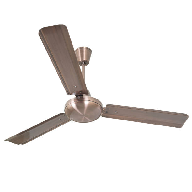 istock Ceiling fan in different color, size, shape and design in white background 1251656684