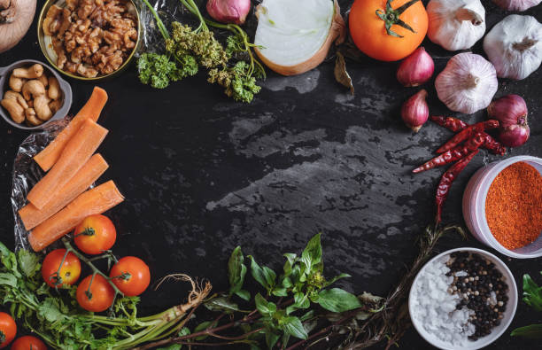 istock Healthy Food Background 1251656942