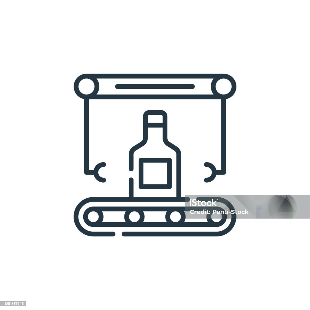 Icon Botol Tube Ikon Vektor Botol Botol Stroke Yang Dapat Diedit Simbol Linear Botol ...
