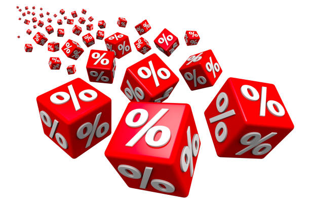 istock Red Dice with percentage signs 1251660843