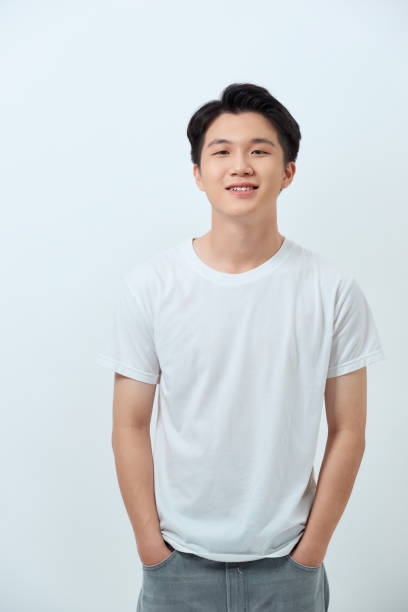 istock Cool smile face and pose of confidence Asian man 1251661787