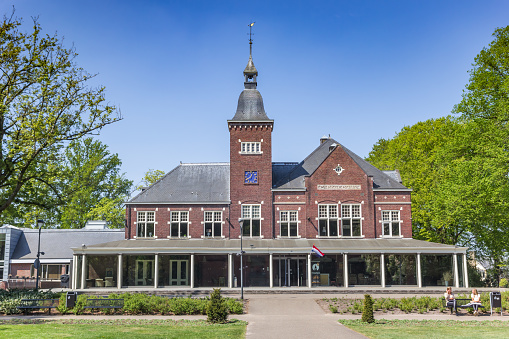 Historic Parkgebouw building in the park in Rijssen, Netherlands