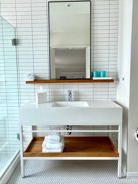 istock White sink area in a bathroom 1251665264
