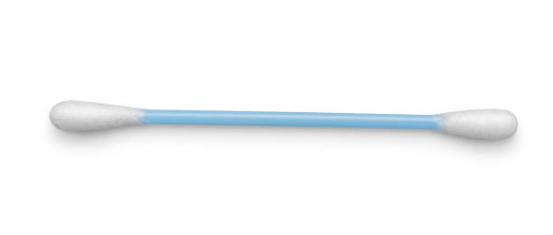 istock Cotton swab on white background 1251666844
