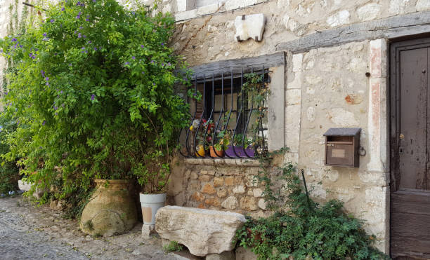 istock Beautiful medieval village street 1251671807